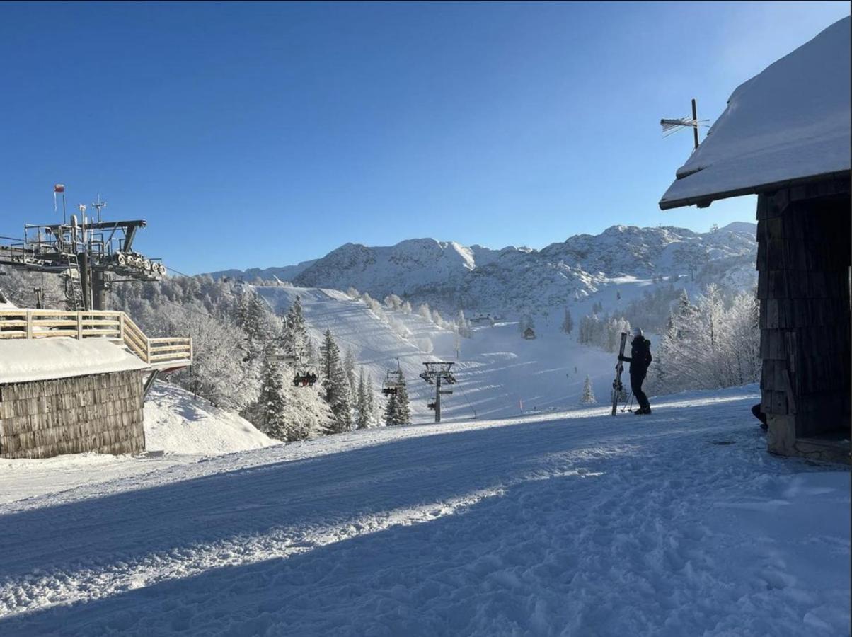 Chalet Burja At Vogel Mountain - Cable Car Access Or Hiking - Not Reachable With Car بوينج المظهر الخارجي الصورة