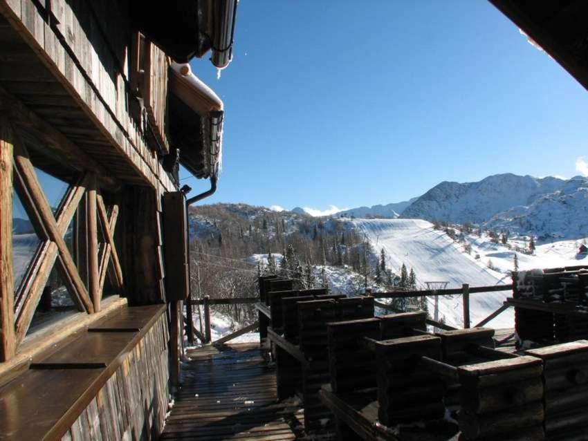 Chalet Burja At Vogel Mountain - Cable Car Access Or Hiking - Not Reachable With Car بوينج المظهر الخارجي الصورة
