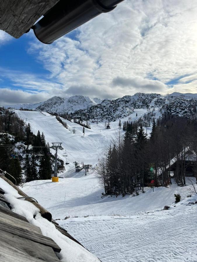 Chalet Burja At Vogel Mountain - Cable Car Access Or Hiking - Not Reachable With Car بوينج المظهر الخارجي الصورة