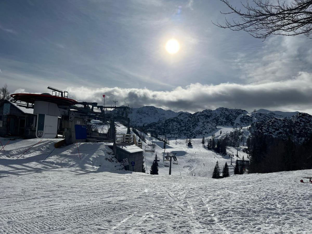 Chalet Burja At Vogel Mountain - Cable Car Access Or Hiking - Not Reachable With Car بوينج المظهر الخارجي الصورة