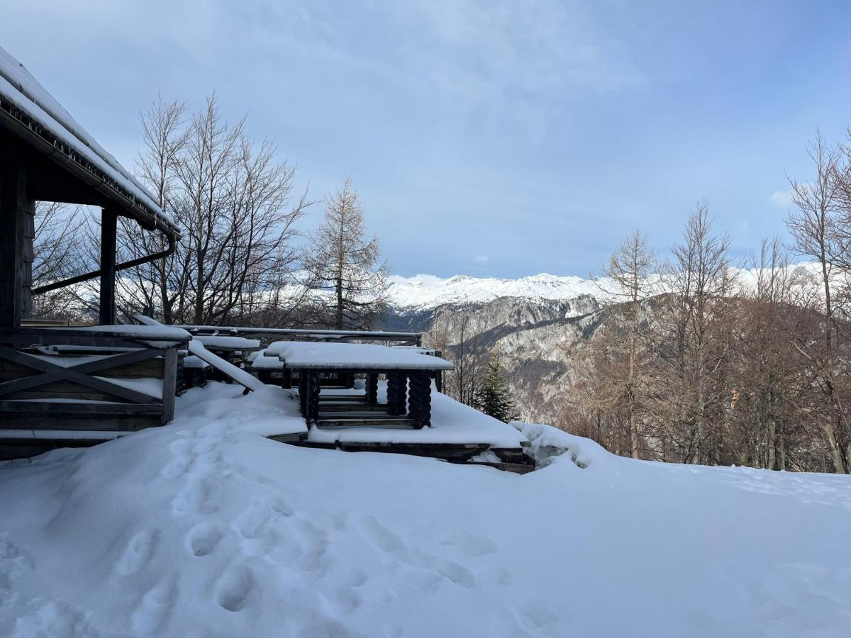 Chalet Burja At Vogel Mountain - Cable Car Access Or Hiking - Not Reachable With Car بوينج المظهر الخارجي الصورة