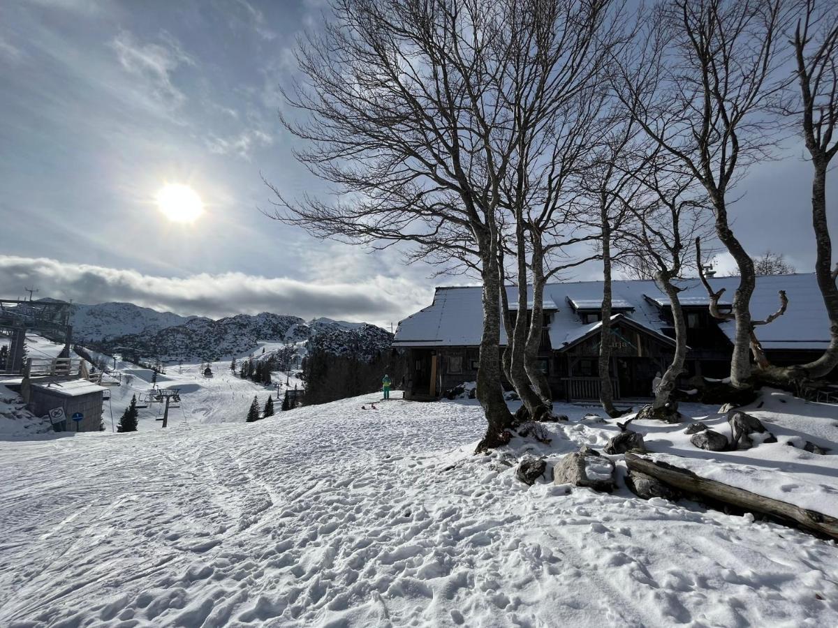 Chalet Burja At Vogel Mountain - Cable Car Access Or Hiking - Not Reachable With Car بوينج المظهر الخارجي الصورة