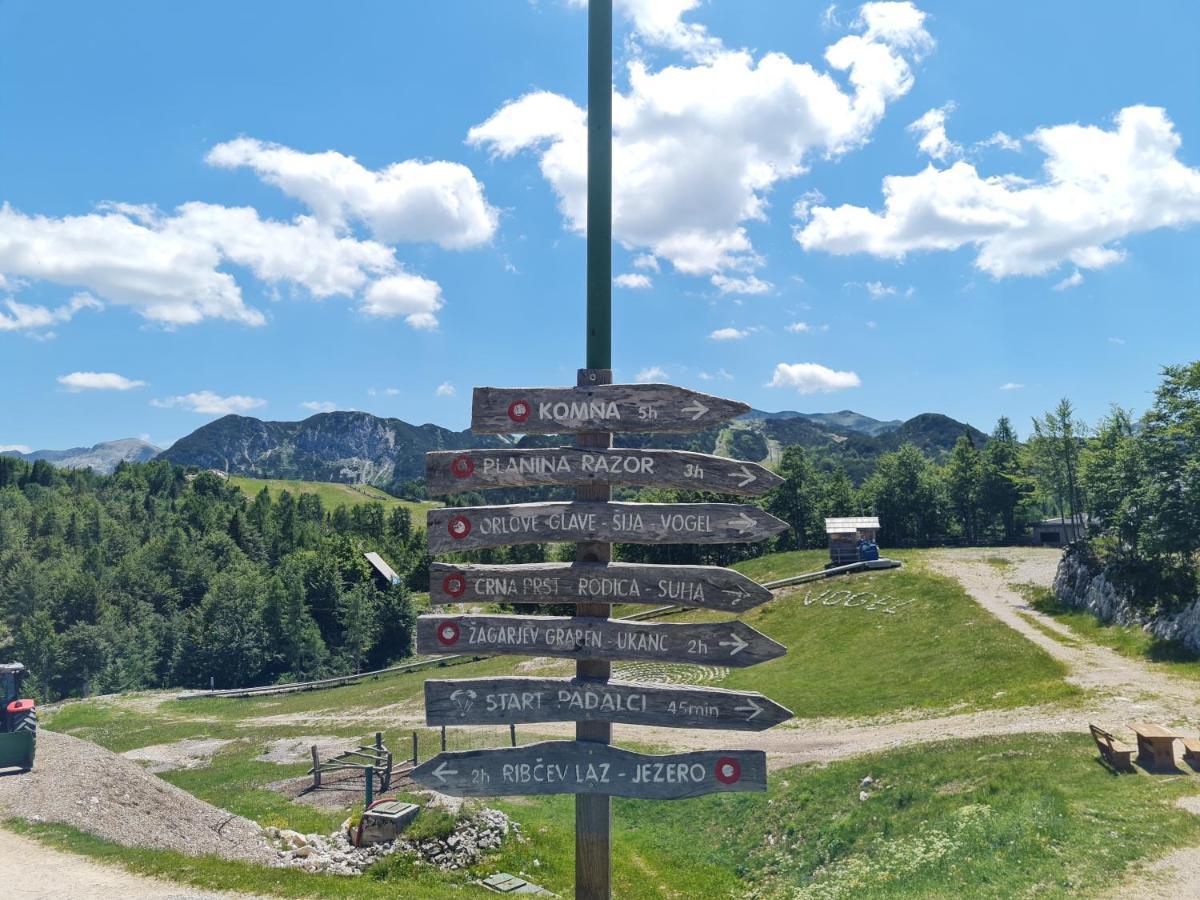 Chalet Burja At Vogel Mountain - Cable Car Access Or Hiking - Not Reachable With Car بوينج المظهر الخارجي الصورة